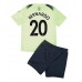 Billige Manchester City Bernardo Silva #20 Tredjetrøye Barn 2022-23 Kortermet (+ korte bukser)